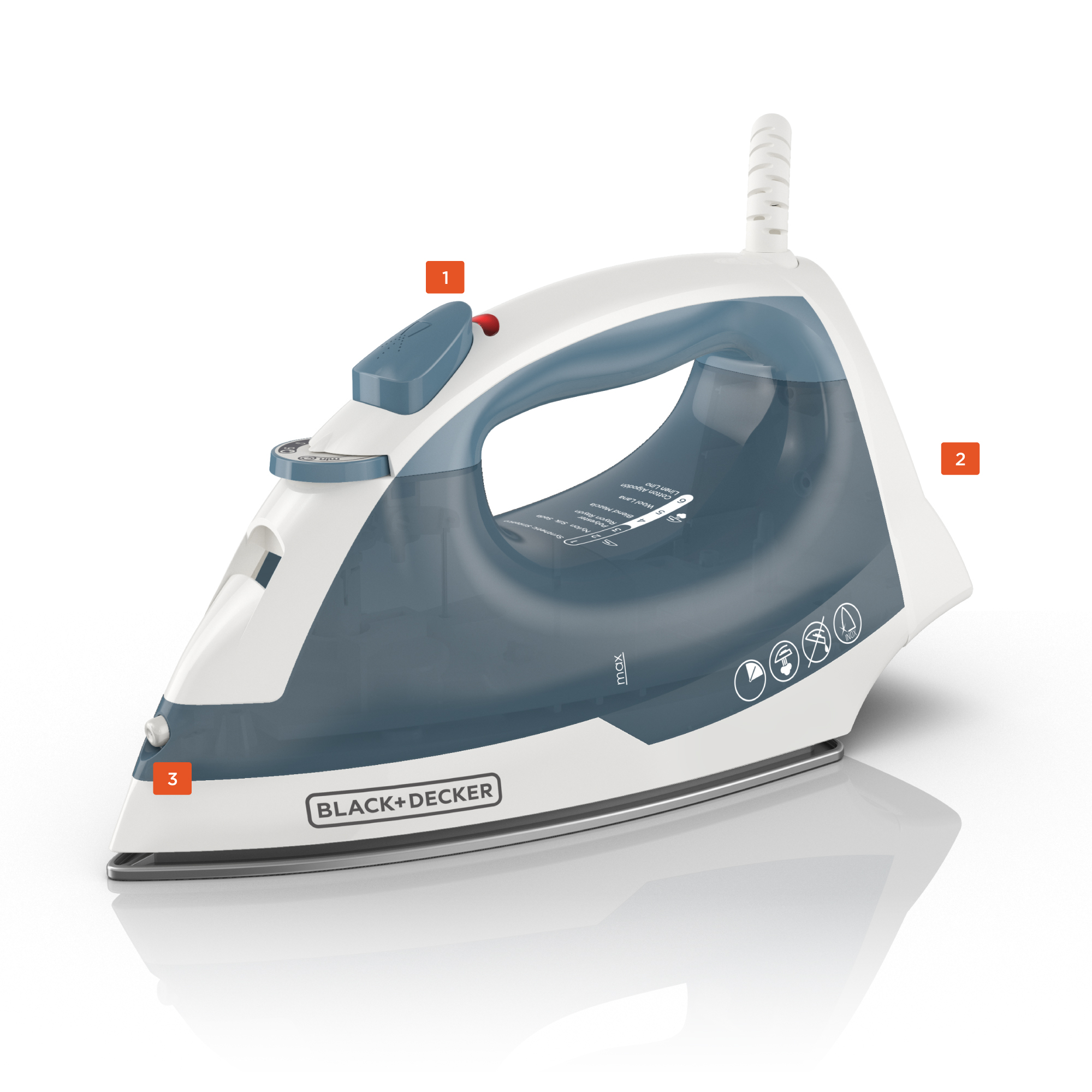 Black and decker easy shop steam iron instructions